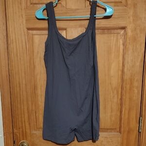 Women's Charcoal Sleep Romper